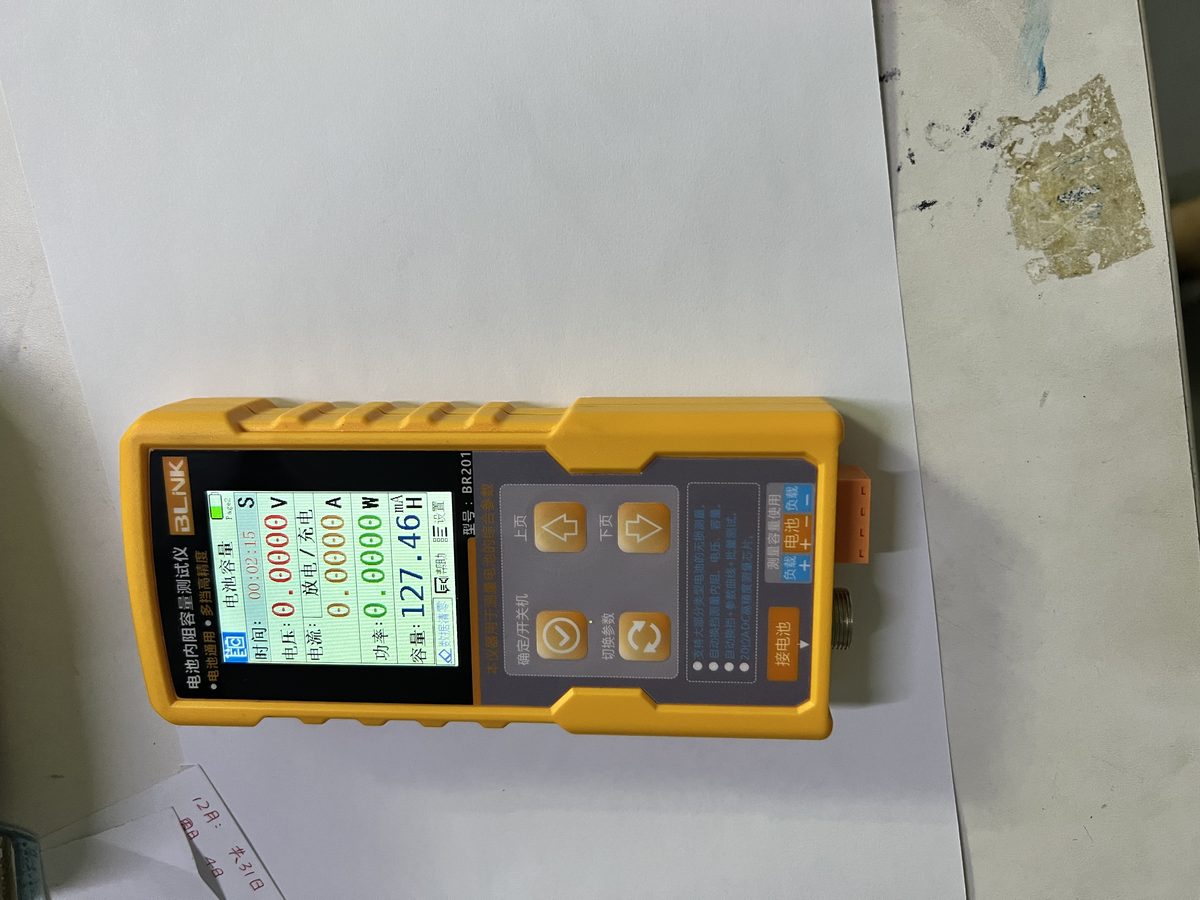 BR201 held in hand during measurement