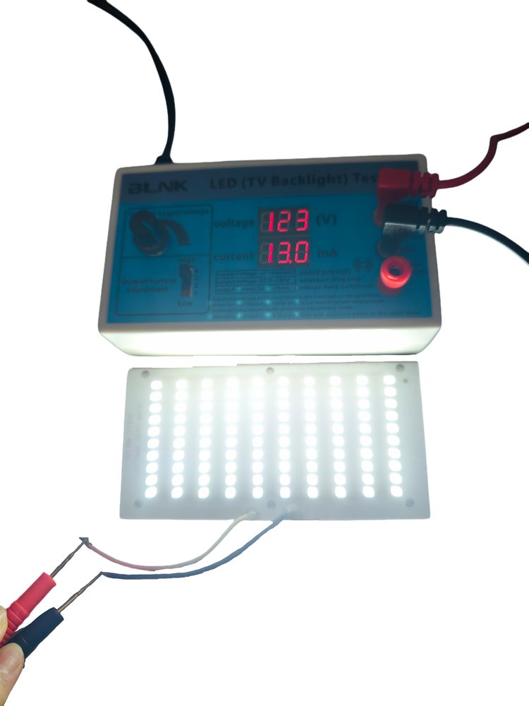 CB250 tester lighting a LED bead