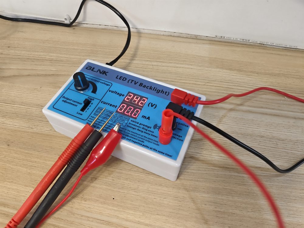 CB250 tester side view with power cord